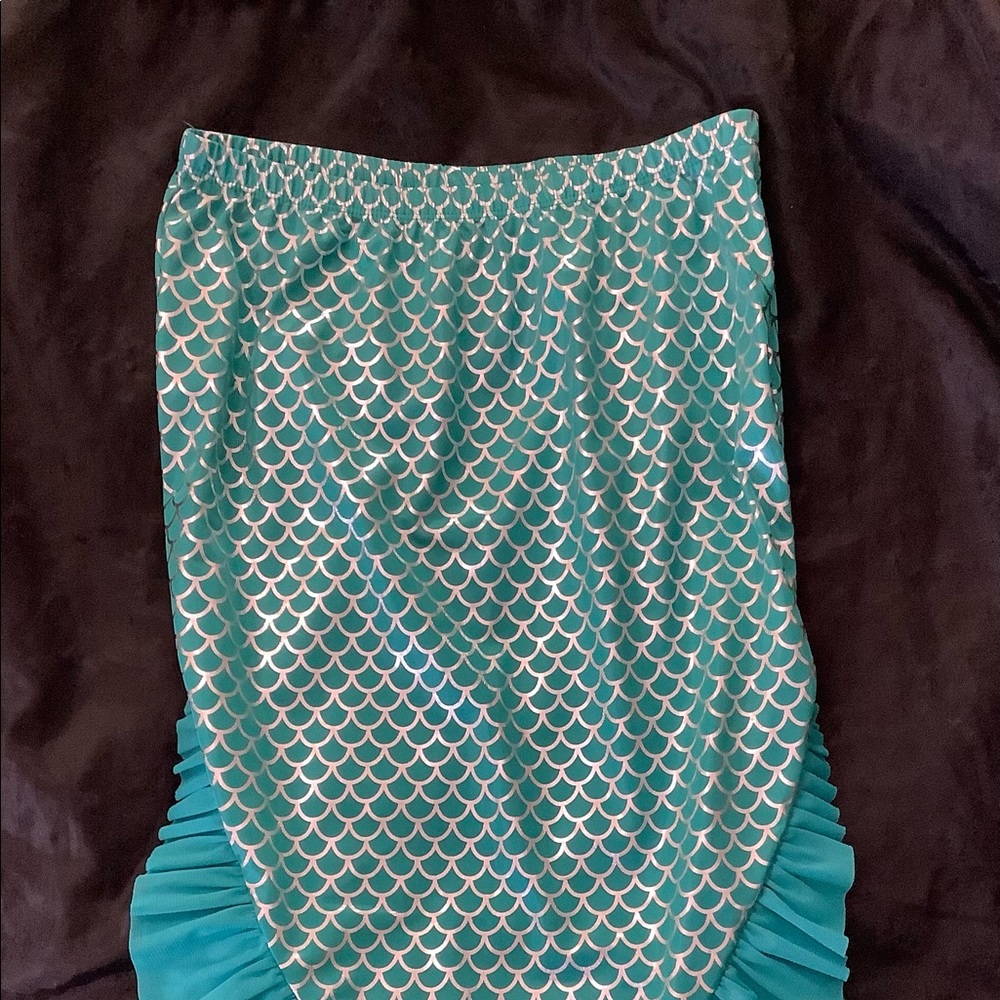 Mermaid skirt matching swim suit 2 piece tanking